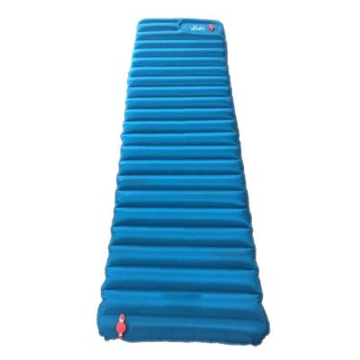 China Lightweight High Quality Easy Inflate Tpu Tent Light Weight Sleeping Mat Camping Air Mattress Anti Slip for sale