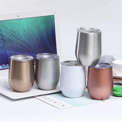 China Egg 304 - 350ml Coffee Mugs Doble Wall Camp Mug Vacuum Sealed Vacuum Sealed Water Cup Stainless Steel Viable Bottle for sale