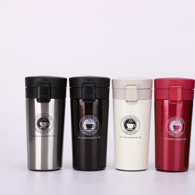 China PORTABLE Wide Mouth Vacuum Insulated Coffee Mug With Lid 380ml Popular Travel Mug for sale