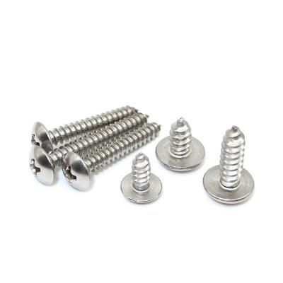 China Round stainless steel screws/tapping screws for various machines, furniture, household, etc. for sale