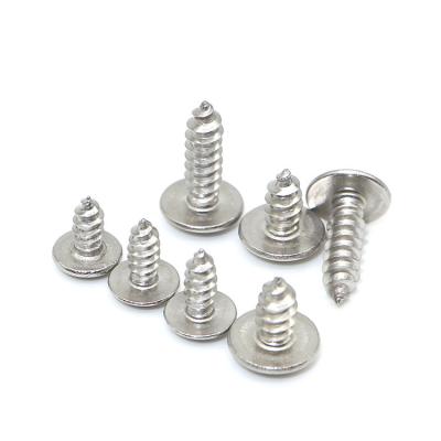 China Round High Grade Stainless Steel Cross Flat Head Screws Machine Parts Screws for sale