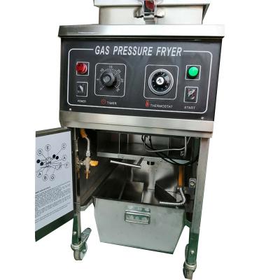 China Hotels Large Capacity Chicken Pressure Fryer Potato Chips Fryer Machine Price for sale