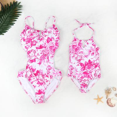 China One Piece 2020 Breathable Swimwear 11 Year Old Mommy And Me Daughter Matching Family Set Swimwear for sale