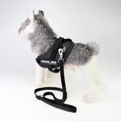 China Amazon Hot Selling Stocked Reflective Adjustable No Pulling Safety Dog Harness With Handle for sale