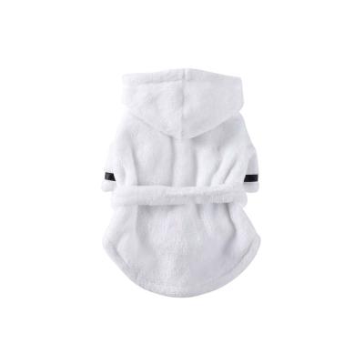 China Durable High Quality Soft Comfortable Pet Water Absorption Pet Bath Towel Dog Bathrobe Bath Towel for sale