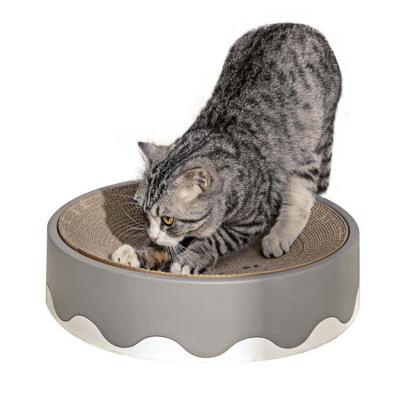 China Stocked New Design Wholesale Pet Supplies Surround Heavy Duty Eco - Friendly Cat Scratcher Box for sale