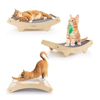 China Hot Selling Durable Refill Stocked Corrugated Protective Printing Cardboard Cat Scratcher Cardboard Paper Eco-Friendly Toy for sale