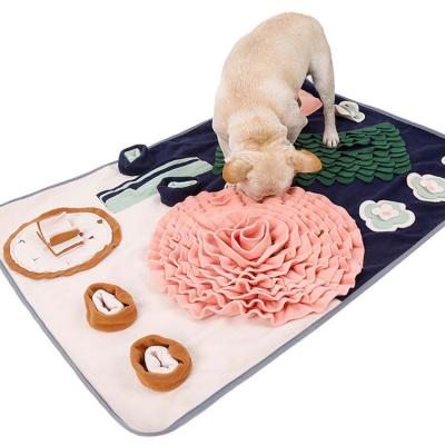 China Wholesale Viable Sniffle Mat Sniffing Mats To Relieve Stress Slow Foraging Mat Exquisite Design Anti-Choke Pet Pet Sniffing Mat for sale