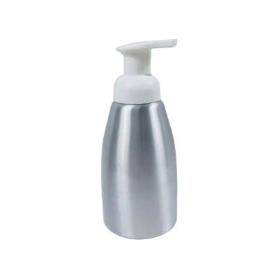 China Eco-friendly and Recyclable Hotel Material China Cosmetic 350ML 400ML Shampoo Screw Pump Aluminum Spray Bottle Wholesale From Factory for sale