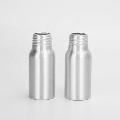 China New sale 30ml 50ml 100ml 120ml 150ml 250ml 500ml material eco-friendly and recyclable empty aluminum bottle with aluminum cap for sale