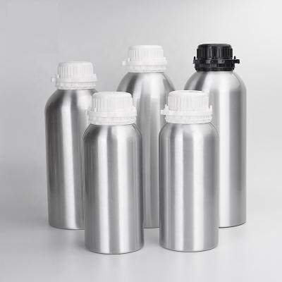 China Eco-friendly and Recyclable Material Essential Oil 50ml 100ml 200ml 250ml 500ml 1000ml 1L Aluminum Bottle With Reducer Cap for sale