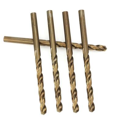 China Metal Drilling M35 HSS Cobalt Twist Drill Center Diameter Quality Cutters SQUARE HSS Twist Drill Bit Set for sale