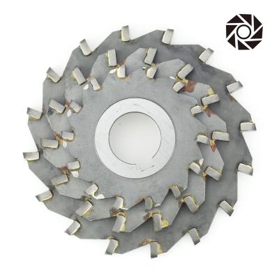 China SQUARE slotting with three sides milling cutter carbide tipped quality compression safety finish milling cutters for sale