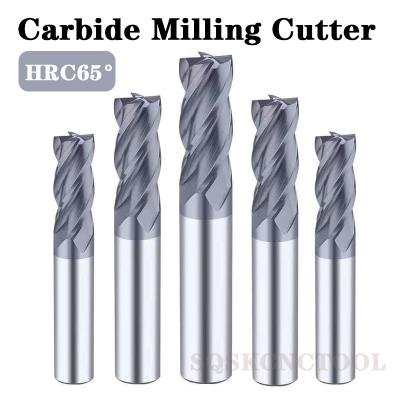 China CNC Lathe For Milling HRC45 10x75mm Carbide Radius End Cutter Mill Aluminum CNC Milling Cutter For Metal Tungsten Steel CNC Matching Endmils for sale