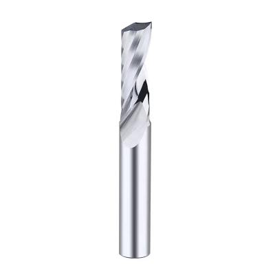 China CNC Lathe For Milling Cutter Woodworking 1 Flute Spiral Carbide Tool Woodworking 1 Flute Spiral Carbide Tool Cutter Cutter Milling Bits Can Cut PVC /PS/PA for sale