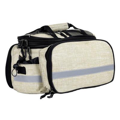 China Multifunctional Polyester Sports Pouch Bicycle Storage Bag Bicycle Bike Rear Seat Cargo Bag 34x26x18cm zu verkaufen