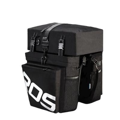 China 42x41x5.5cm Bicycle Tail Bag Saddle Bag-Bike Trunk Seat Bag Travel Double Saddle Bag en venta