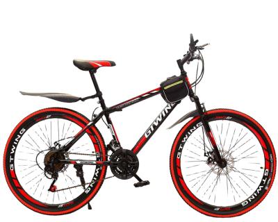 China popular wholesale 26 inch steel mountain bike/factory price inclined mountain bike for men/variable speed mountain bike for sale