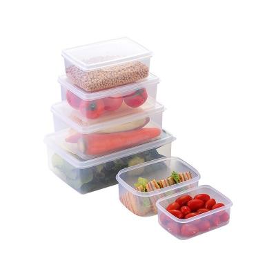 China Manufacturers direct sales food plastic crisper freshness preservation, kitchen storage box, pp material storage container for sale