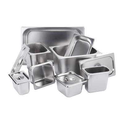 China Commercial Equipment GN PAN Food Storage Container Hotel Restaurant Stainless Steel Home High Quality Tray Food Pan Kitchen for sale