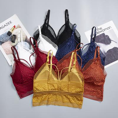 China 2021 New Design Breathable Sexy Lace Bralette for sale