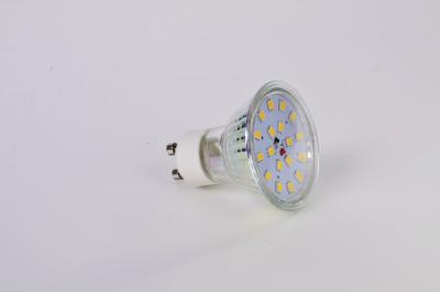 China Luces interiores del punto del vatio LED de SMD GU10 3,5, lámpara verdadera del punto del blanco 5500K LED en venta