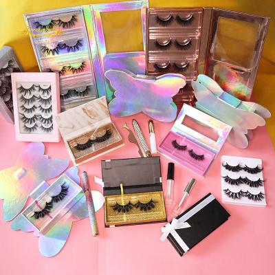 China Full Strip Lashes Custom Luxury Chain Box Eyelash Packaging Box Empty Round Wick Storage Box For 3d Fake Lashes for sale