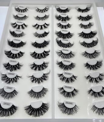 China 100% Real Delicate Handmade Mink Lashes With 5D Effect Cruelty Free Mink Lashes for sale