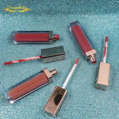 China Private Label Lip Gloss 15 Colors Lipstick Container Tube Waterproof Hot Selling Shiny Silver Lip Gloss for sale