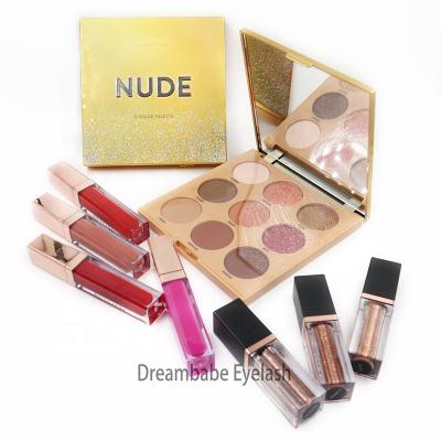 China Wholesale New Waterproof Popular Waterproof Lip Gloss Private Label Lip Gloss Lipsticks Cosmetic Cases for sale