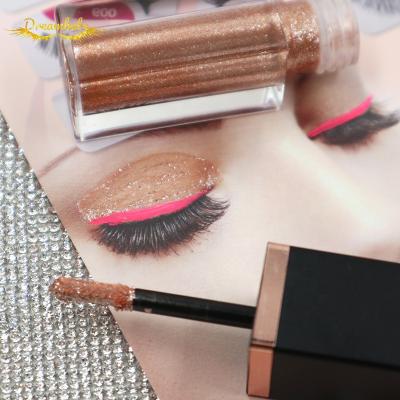 China Hot Selling 15 Colors Diamond Eye Shadow Waterproof Pearl Liquid Eye Shadow High Gloss Eyeshadow Shimmer for sale