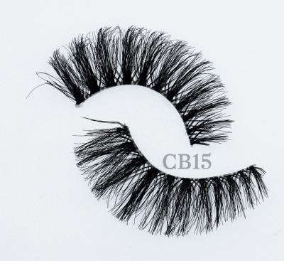 China Long Strip 3D Natural Light Mink Lashes Lashes Beautiful Natural Cruelty Free Mink Lashes for sale