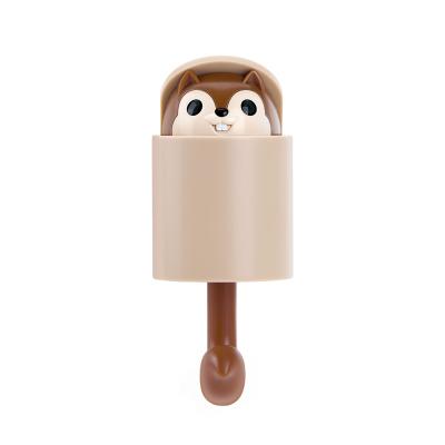 China No Squirrel D849 Hook Cartoon Kids Wall Hooks Strong Adhesive Bathroom Cloakroom Wall Heavy Duty Hooks Hangers for sale