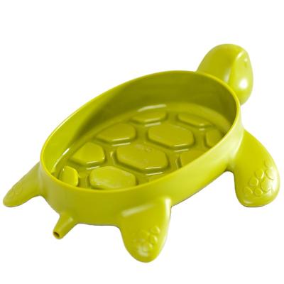 China Asian D880 LovelyTurtle Soap Holder for Shower Bathroom and Kitchen Sinks Travel Soap Dish for sale