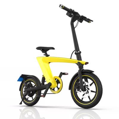 China New style aluminum alloy electric bike full suspension high speed folding ebike 250w used ebike for sale