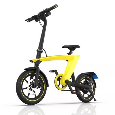 China Best Selling Aluminum Alloy Aluminum Alloy Electric Bicycle 14 Inch Tire City Electric Bike Hydraulic Disc Brake for sale