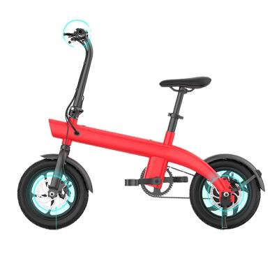 China Poling Folding Factory Supply Pure Electric Bicycle Chain 40-45km 14 Inch High Speed ​​Road Electric Bike for sale