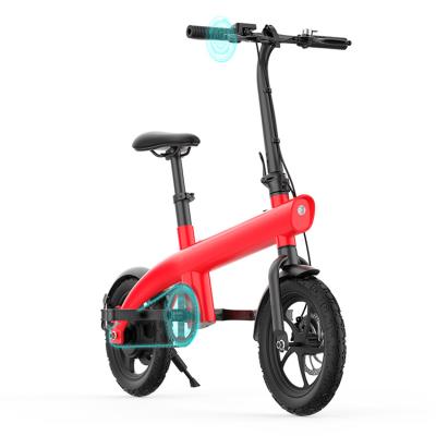 China Poling popular folding ebike bike bicycle range 40-45km pure electric tire fat 14 inch speed height electricbike for sale