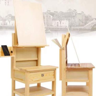 China Cozy Traditional Solid Wood School Art Room Children&'S Art Class Drawing Table for sale