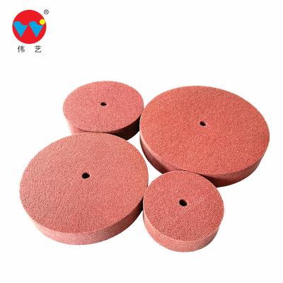 China For Metals Polishing WEIYI 12 Inch Nonwoven Abrasive Fiber Wheel High Quality Nylon Nonwoven Polishing Wheel for sale