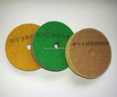 China 100X12mm color stone polishing wheel for sale