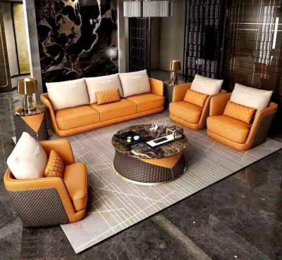 China (Other)Adjustable Furniture Factory Supplied Living Room Sofas Sink Royal Style Fabric Wooden Sofa Set Living Room Cover for sale