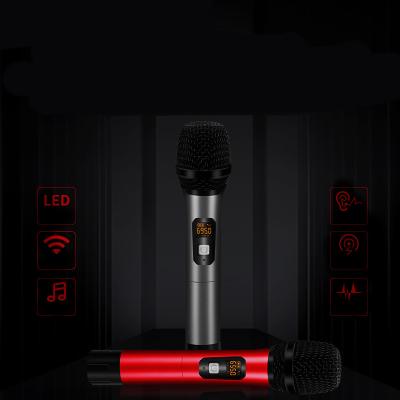 China Handheld Microphone Eco-friendly Design 50 Meters Distance For Teachers UHF Wireless Handheld Microphone for sale