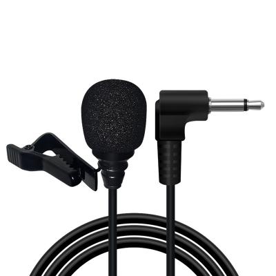 China Microphone Clip Lavalier Microphone 3.5mm Collar Clip Microphone Cable Lapel Microphone Wired Vocal MIC for sale