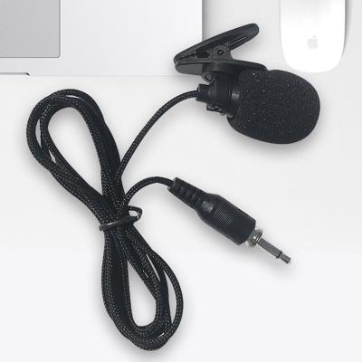 China Portable Microphone Cable 3.5mm Lavalier Cable Clip On Microphone Lavalier Lapel Gooseneck Microphone Wired Microphone For Speaker for sale