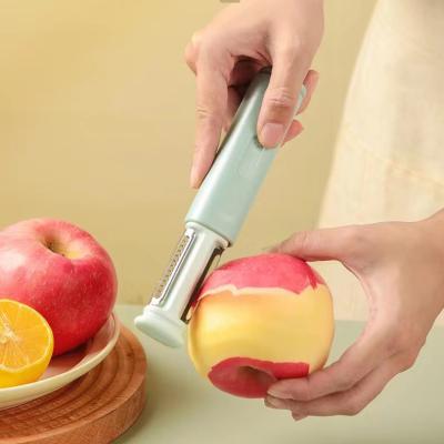 China Multifunctional Mutifuction Cutter Slicer 3in1 Potato Fruit Vegetable Carrot Peeler With A Sharpening Knife for sale