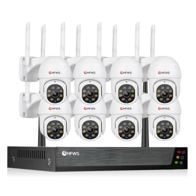 China Outdoor Night Vision 3MP Ptz Camera System Security Security Camera System Kits Video Surveillance Wireless WiFi Kit for CCTV System for sale