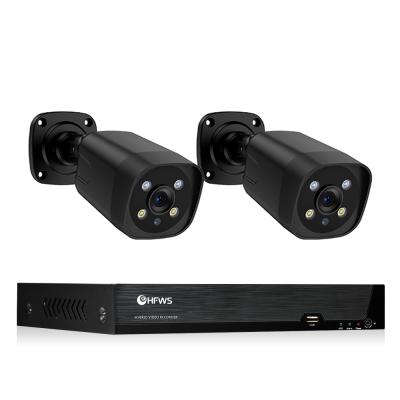 China NIGHT VISION 8ch 1080p 3MP outdoor waterproof cctv security nvr system nvr system night vision 8 channel h.265 nvr kit wifi two way audio camera for sale