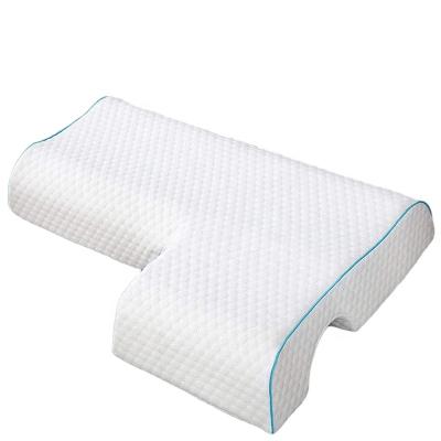 China OEM Memory Hole Anti-static Foam Pillow Orthopedic Anti-pressure Hole Arm Adult Hand Suitable For Couples Sleeping Arm Rest Pillow for sale