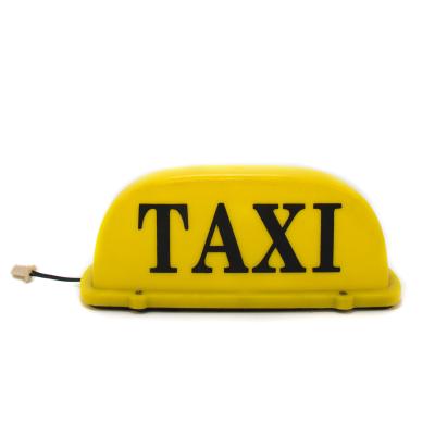 China Plastic Yellow 21W Led Light Plastic Taxi Top Sign Lamp for sale